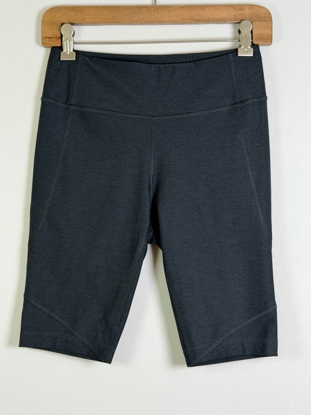 Outdoor Voices Women’s Double Time 10” Bike Short Gray High Rise Activewear Sz S - Picture 2 of 7